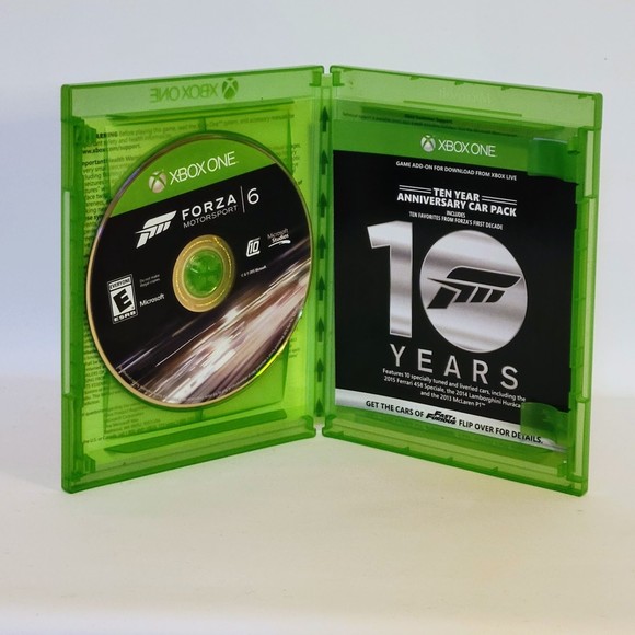 Forza Motorsport 6 Ten Year An Edition Microsoft XBOX One Game (2015). Preowned. - Picture 3 of 4